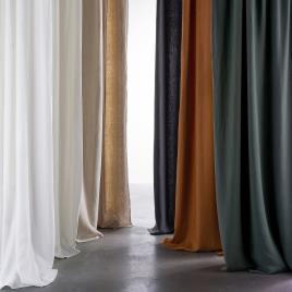 Am.pm Cortinado em linho lavado, ilhós, Private 