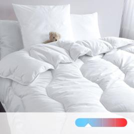 La Redoute Interieurs Edredon Nature 100% poliéster, capa em algodão bio