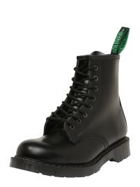 Solovair Boots com atacadores '8 Eye Derby'  preto