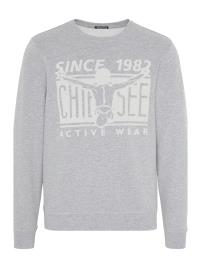 CHIEMSEE Sweatshirt de desporto  cinzento