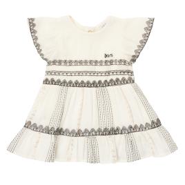 Ikks  Vestidos curtos ABAUSIDDIS  Branco Disponível em tamanho para rapariga. 6 mois,12 mois,18 mois,2 ans,3 ans.Criança > Menina > Roupas > Vestidos