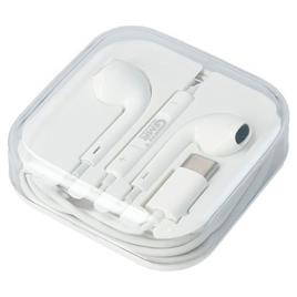 Auriculares com microfone Goms Branco Tipo C