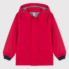 Petit Bateau Impermeável com capuz, 3-12 anos