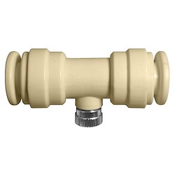União cromada D6X10MM TUBAGEM AQUAFLOW