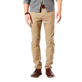  - Calças chino corte skinny Alpha Stretch Khaki