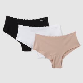 Variance Lote de 3 shorties clean cut coton