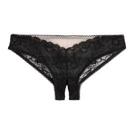 Suite Privee Cuecas cavadas com racha, em renda