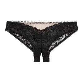 Suite Privee Cuecas cavadas com racha, em renda