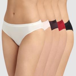 Dim Lote de 5 cuecas, as pockets ecodim