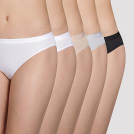 Dim Lote de 5 cuecas, as pockets ecodim