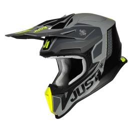 Just1 Capacete Off-road J18 Pulsar S Matt Fluo Yellow / Grey / Black