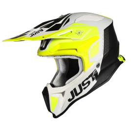 Just1 Capacete Off-road J18 Pulsar XS Matt Fluo Yellow / White / Black