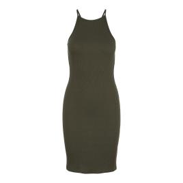 Pieces Vestido Sem Mangas Ostina Strap M Deep Lichen Green