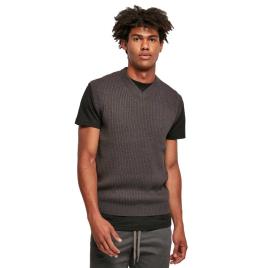 Urban Classics Suéter Sem Mangas Knitted XL Dark Shadow