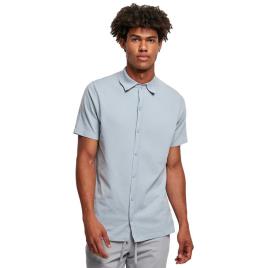 Urban Classics Camisa Manga Curta Knitted XS Summer Blue