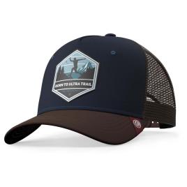 The Indian Face Boné Trucker Born To Ultratrail One Size Blue