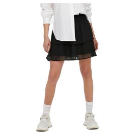 Only Saia Curta Ann Star Layered Smock L Black