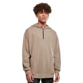 Urban Classics Moletom Com Capuz Overdyed Camp 2XL Dark Khaki