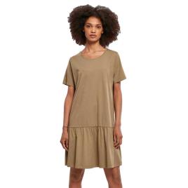 Urban Classics Vestido Curto Manga Curta Valance M Khaki