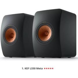 Colunas KEF LS50 META BLACK