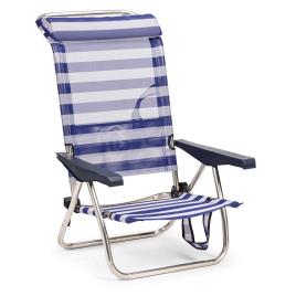 Solenny Cadeira Dobrável Baixa 4 83x77x60cm One Size Navy / White