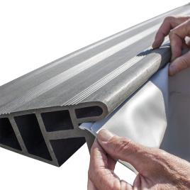 Gre Revestimento De Piscina Composite Ø 410 x 124 cm Grey