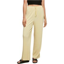 Cayler & Sons Calças Cintura Alta Plisse XL Soft Yellow