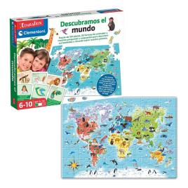 Clementoni Descobrimos O Mundo 124 Pieces One Size Multicolor