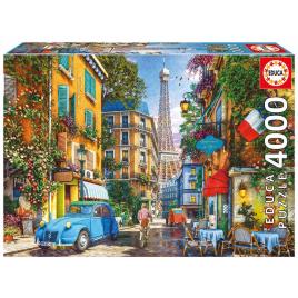 Educa Borras Ruas De Paris Puzzle 4000 One Size Multicolor