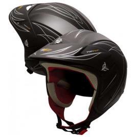 Topfun Capacete Jet Trial M Matte Black