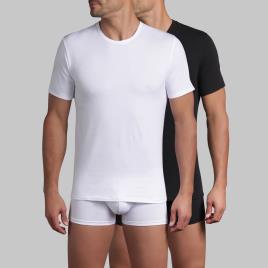 Lote de 2 t-shirts X-TEMP, com gola redonda