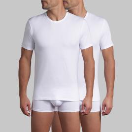 Dim Lote de 2 t-shirts X-TEMP, com gola redonda
