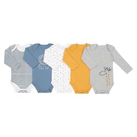 La Redoute Collections Lote de 5 bodies de mangas compridas, 0 meses - 3 anos