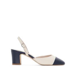 Anne Weyburn Sapatos bicolores em pele
