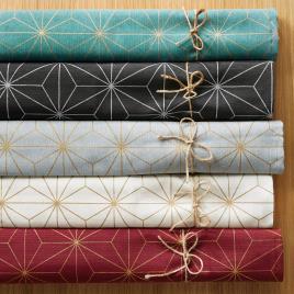 La Redoute Interieurs Lote de 3 guardanapos estampados, Nordic Star