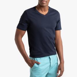 La Redoute Collections T-shirt de decote em V em algodão, Théo