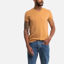 La Redoute Collections T-shirt de decote em V em algodão, Théo