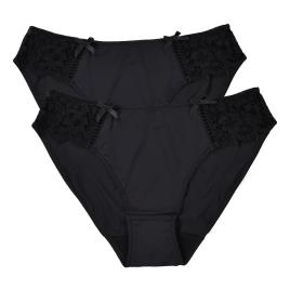 La Redoute Collections Lote de 2 cuecas em renda e microfibra