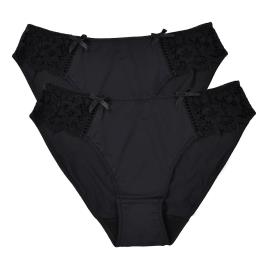 La Redoute Collections Lote de 2 cuecas em renda e microfibra