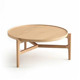  - Mesa de centro, Ø74 cm, em carvalho, Alyasa