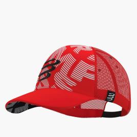 Compressport Trucker - Vermelho - Boné Running Homem