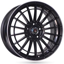Jante de alumínio 24h du mans mulsanne 8x18 5x114.3 et45 preto polido mate