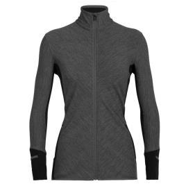 Icebreaker Moletom Com Zíper Descender M Jet Heather / Black