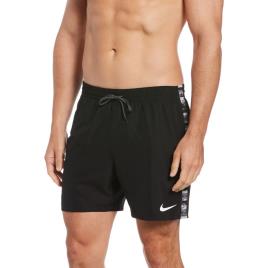 Nike Swim Shorts De Natação Logo Tape 5´´ Volley XL Black