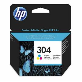 HP 304 - cor (ciano, Magenta, Amarelo) - Original - Blister - Tinteiro - Para AMP 130, Deskjet 26XX, 37XX, Envy 50XX