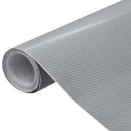 vidaXL Películas para carro 2 pcs 4D 100x150 cm prateado