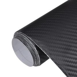 vidaXL Películas para carro 2 pcs 3D 100x150 cm preto