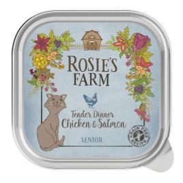 Rosie's Farm Senior 16 x 100 g  - Senior: Frango e salmão