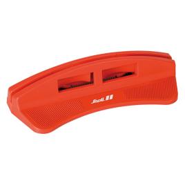 Snoli Afiador Plexi Sharpener With Radial File 100 Mm One Size Red