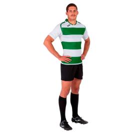 Joma Camiseta Manga Corta Prorugby Ii S Green / White